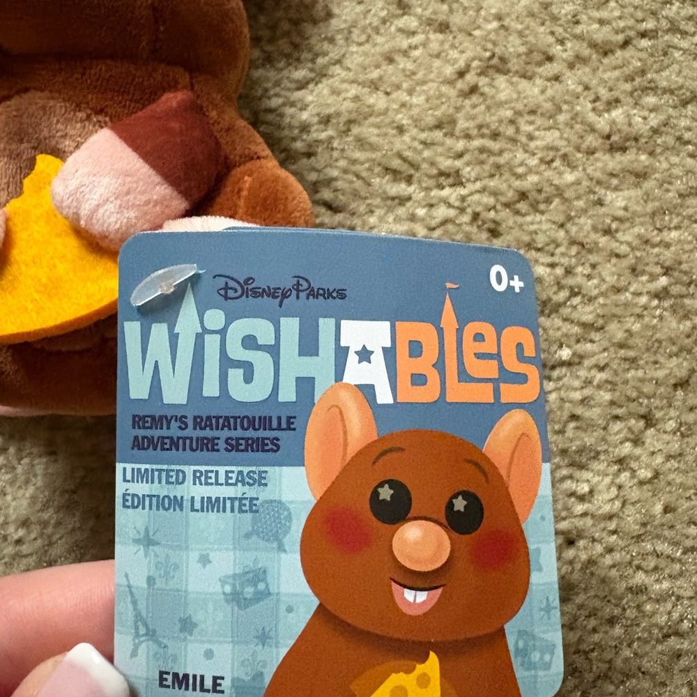 Disney Plush Toy with Brown and Pink Accents